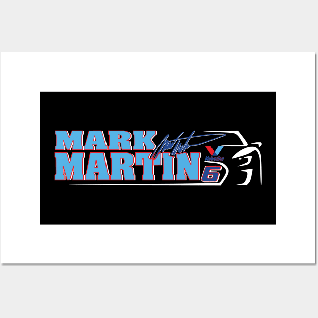 #6 Mark Martin Fan Wall Art by Lifeline/BoneheadZ Apparel